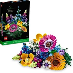 LEGO Icons Wildflower Bouquet 10313 Building Set for Adults (939 Pieces)